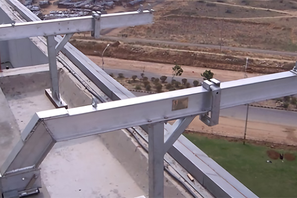 These systems are implemented worldwide, easy to operate, economical and readily customised especially for buildings with narrow space on their terraces. it is divided into two groups called Sockets and Davits depending on type of the arm. 